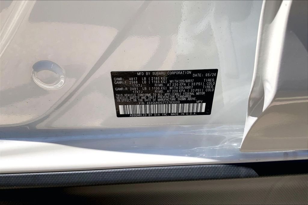 New 2026 CRYSTAL WHITE PEARL Subaru Premium image 14