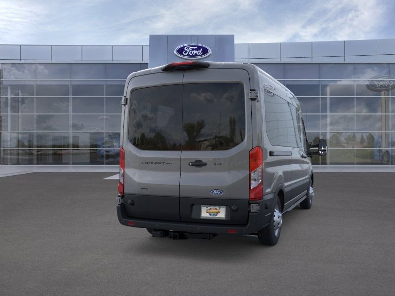 New 2026 Carbonized Gray Metallic Ford Passenger Van XLT image 8