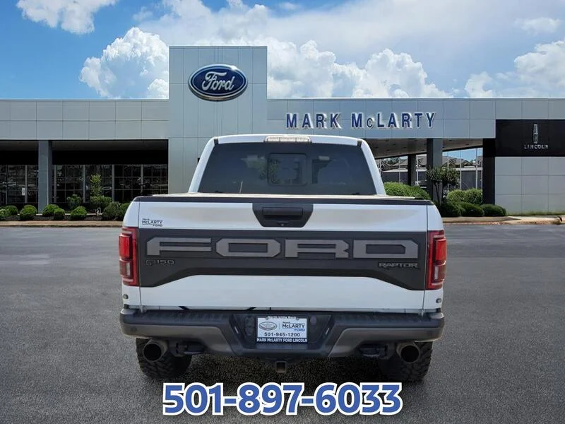 Used 2019 Oxford White FORD RAPTOR 4WD SUPERCREW 5.5