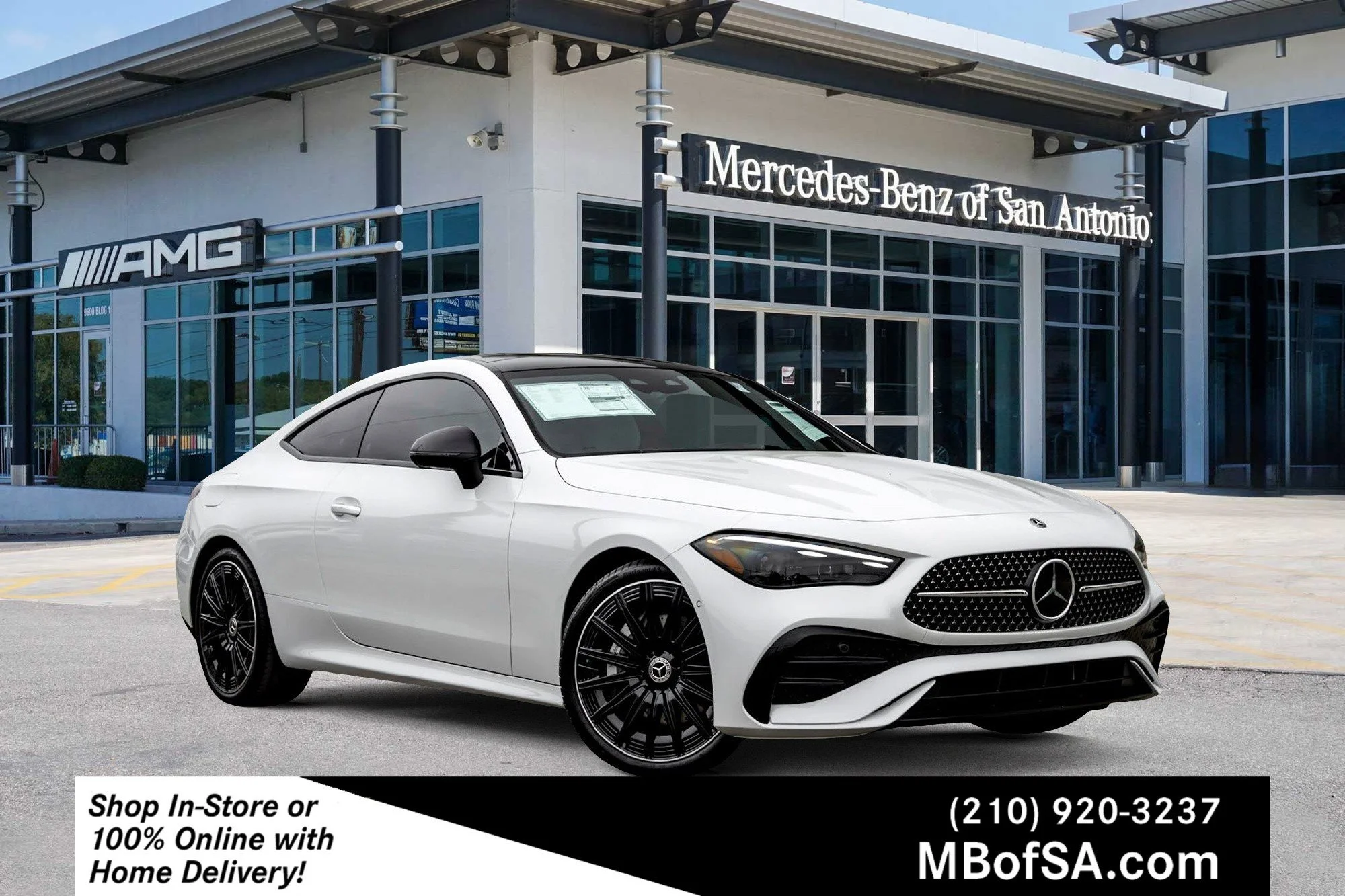 New 2026 White Mercedes-Benz CLE 450 image 1