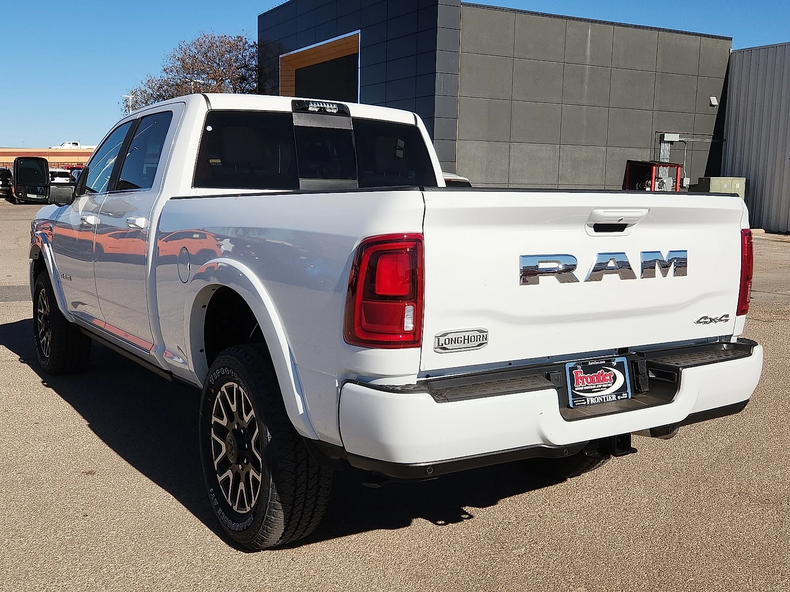 New 2026 Bright White Clear-Coat  Paint Ram LIMITED LONGHORN CREW CAB 4X4 6