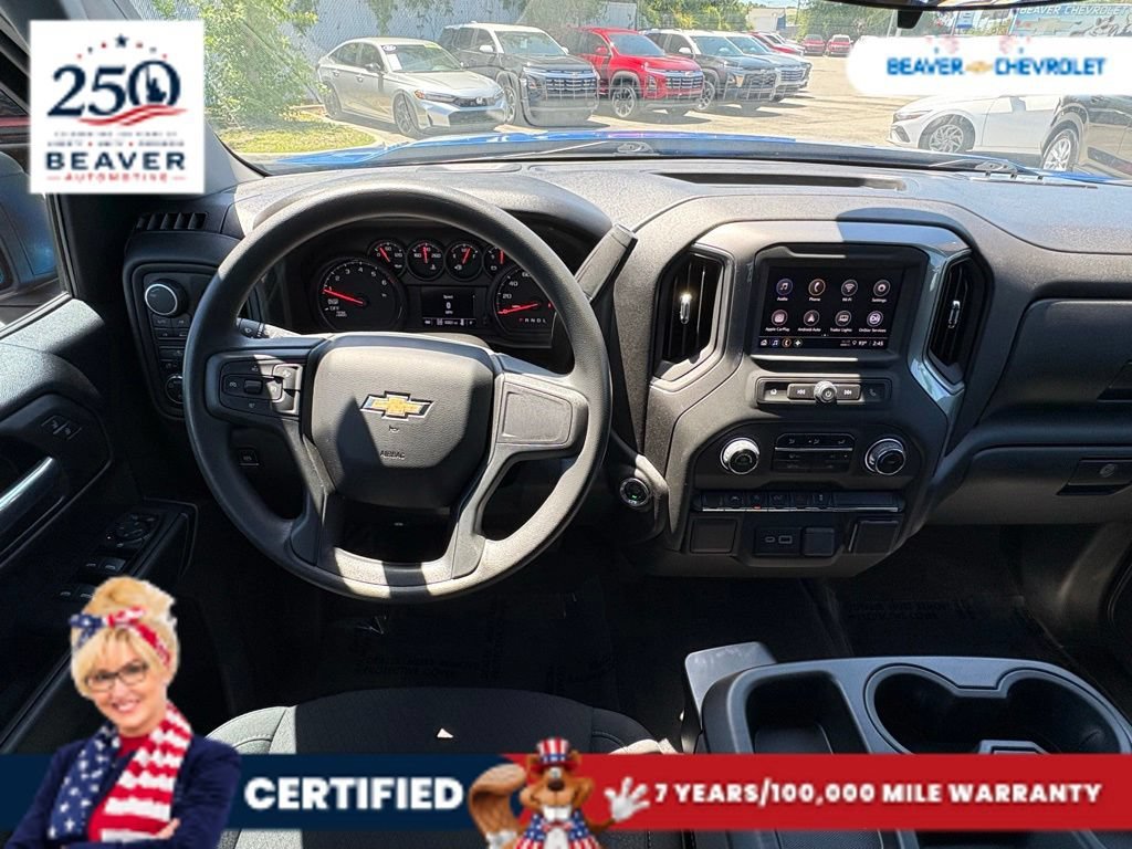 Used 2025 Riptide Blue Metallic Chevrolet Custom image 16