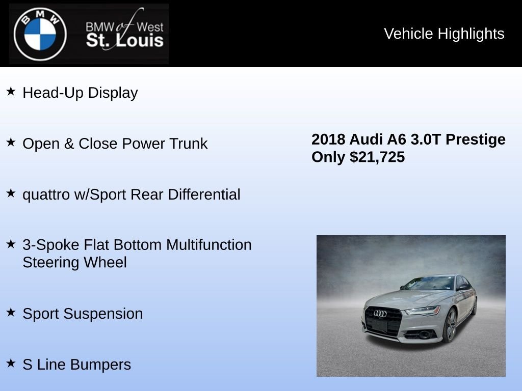 Used 2018 Gray Audi 3.0T Prestige image 16
