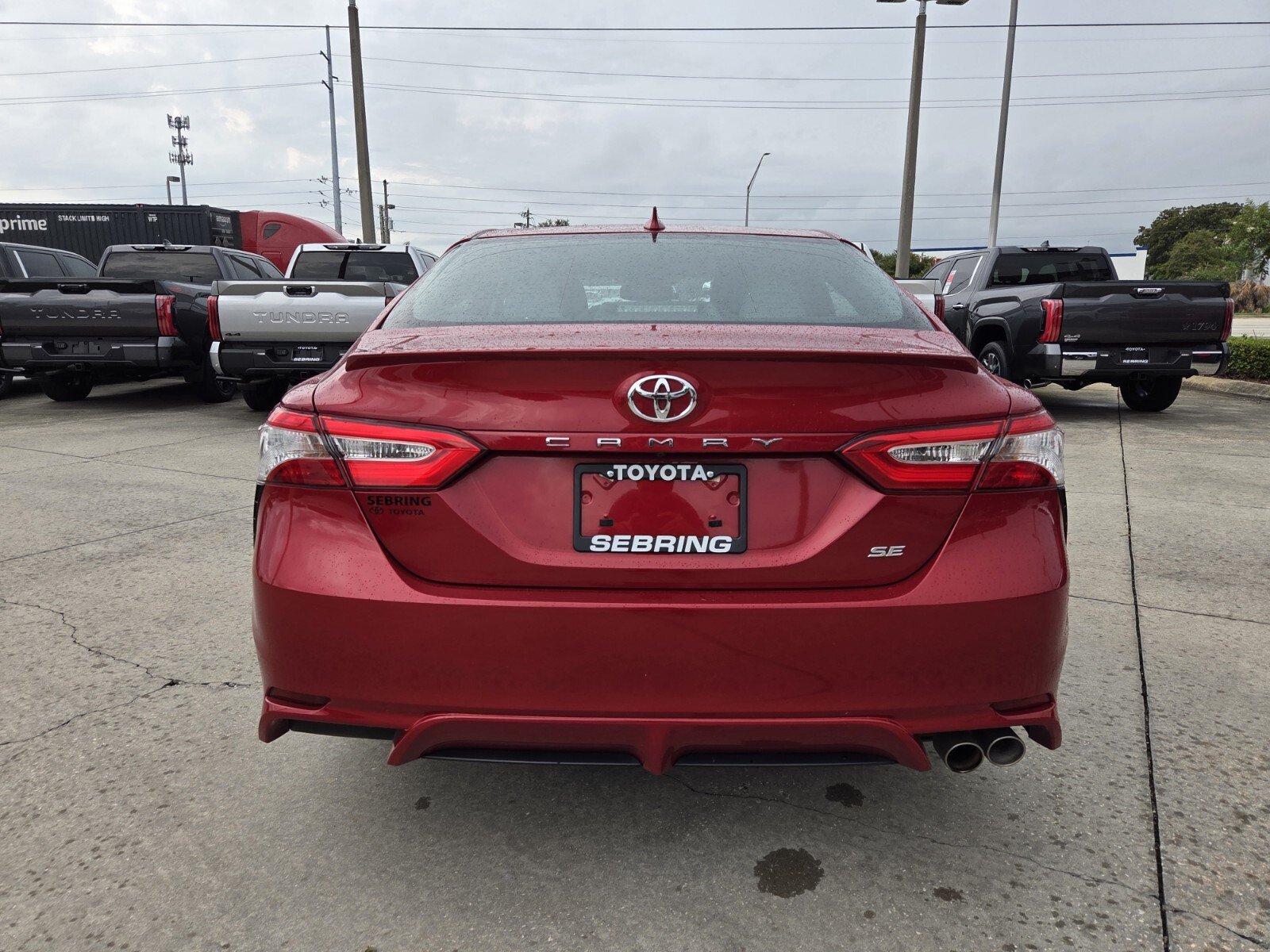 Used 2020 Red Toyota SE image 7