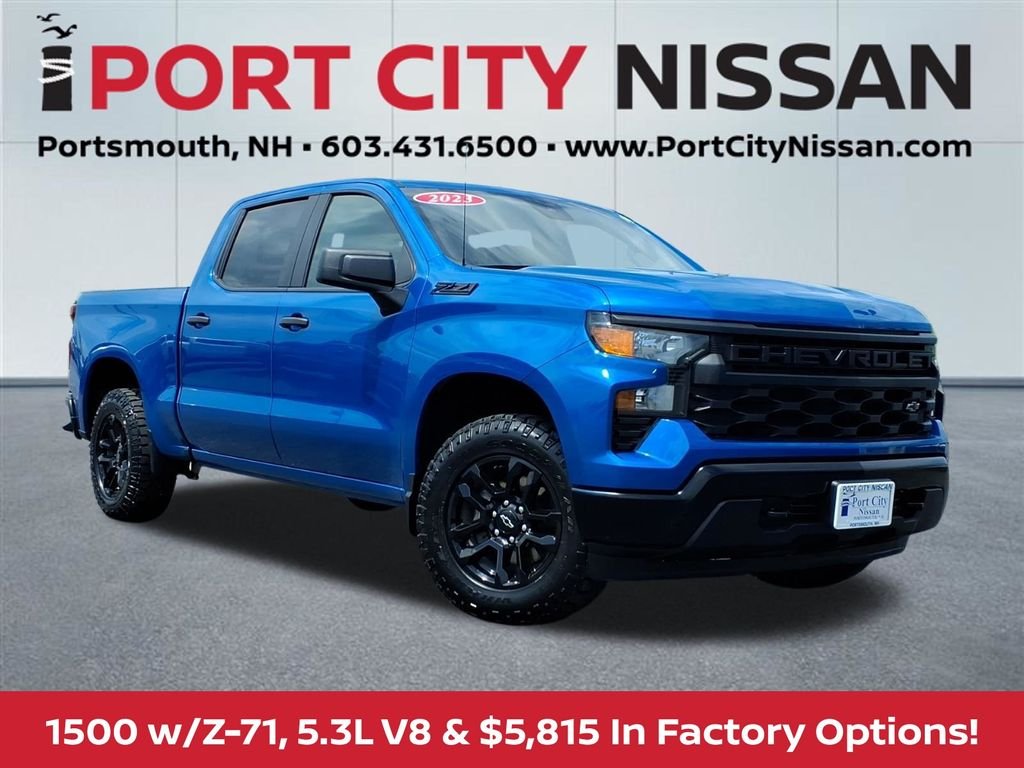 Used 2023 Glacier Blue Metallic Chevrolet z71 w/5.3l v8 image 1