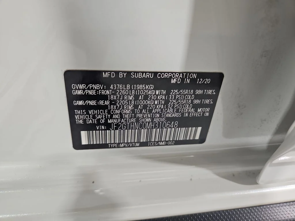 Used 2021 White Subaru Limited image 31