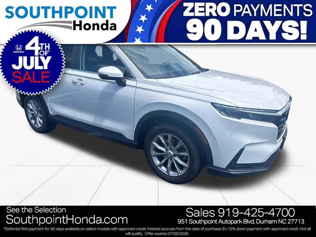 Used 2024 Platinum White Pearl Honda EX-L image 1