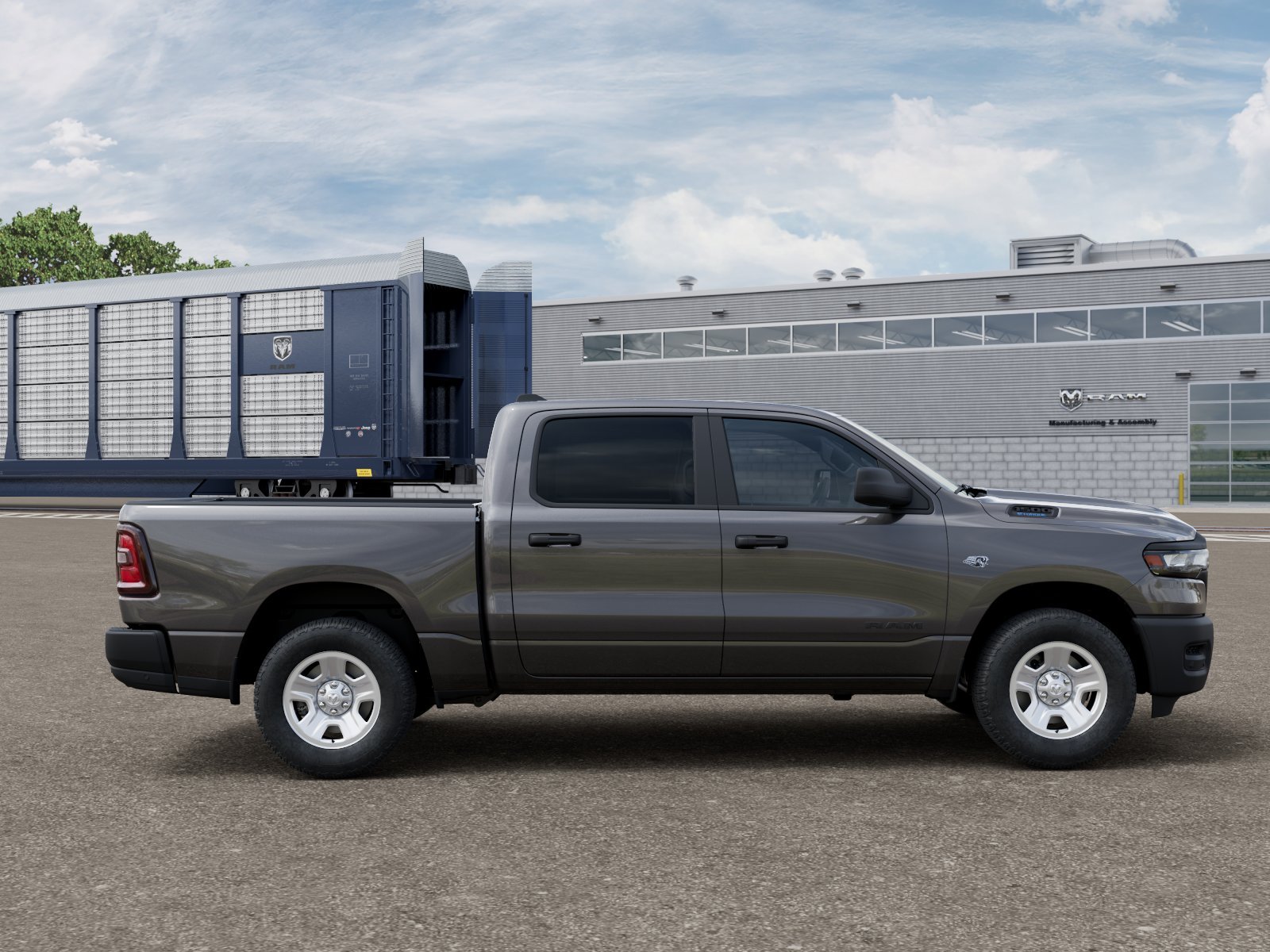 New 2026 Granite Crystal Metallic Clear-Coat Exterior Paint RAM TRADESMAN image 12