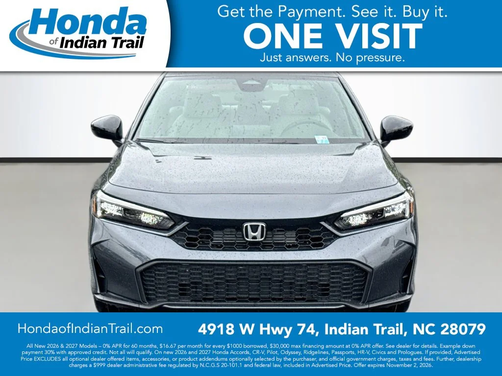 New 2026 Meteorite Gray Metallic Honda Sport image 2