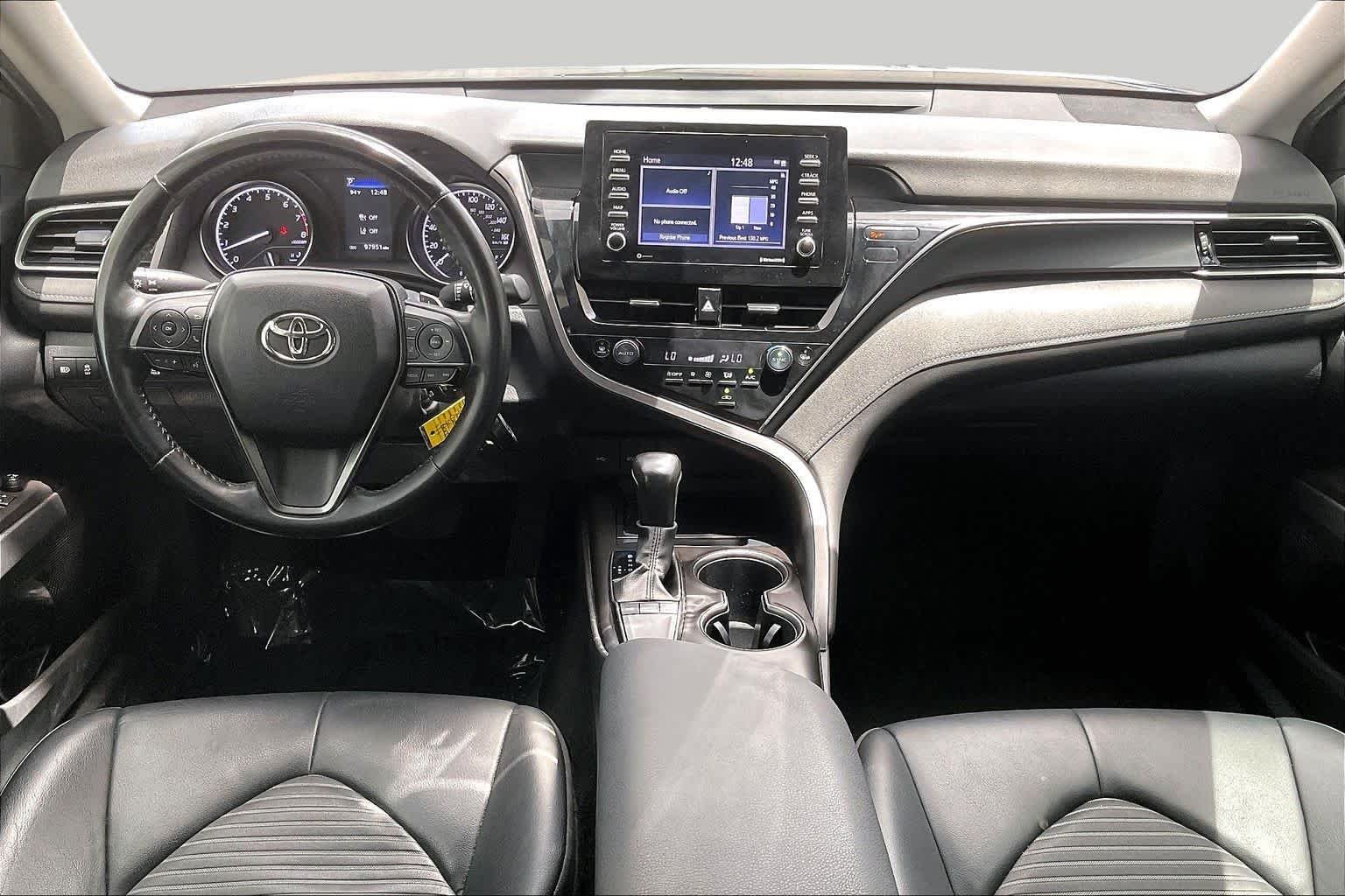 Used 2023 Midnight Black Metallic Toyota SE image 16