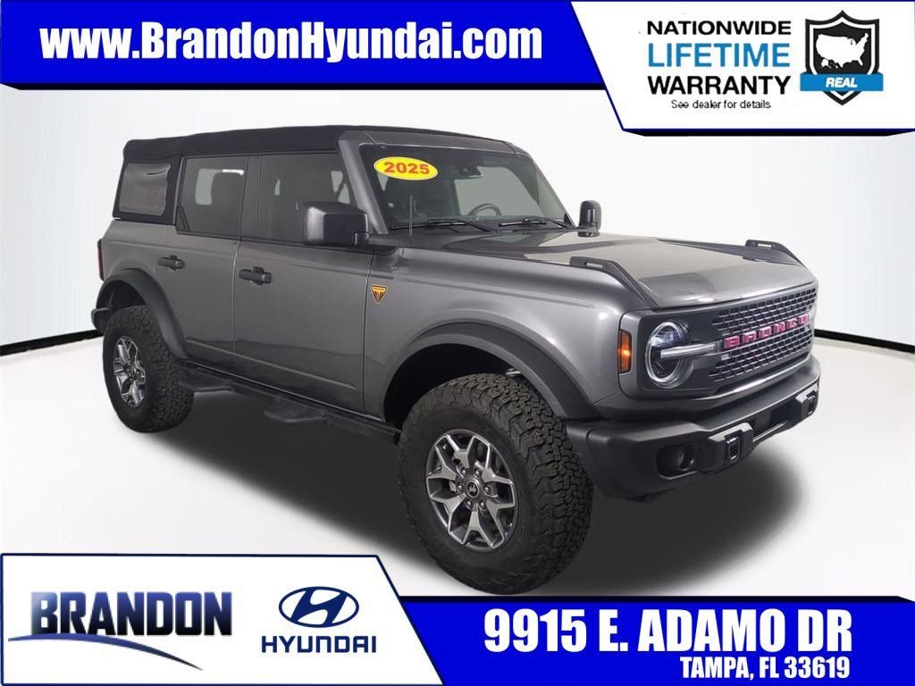 Used 2025 Gray Ford Badlands image 1
