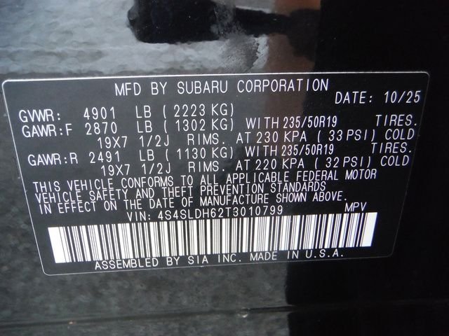 Certified Used 2026 Black Subaru Sport image 47