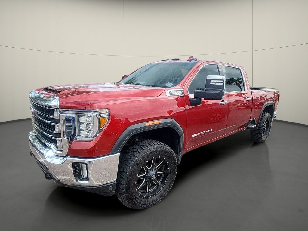 Used 2021 Red GMC SLT image 3