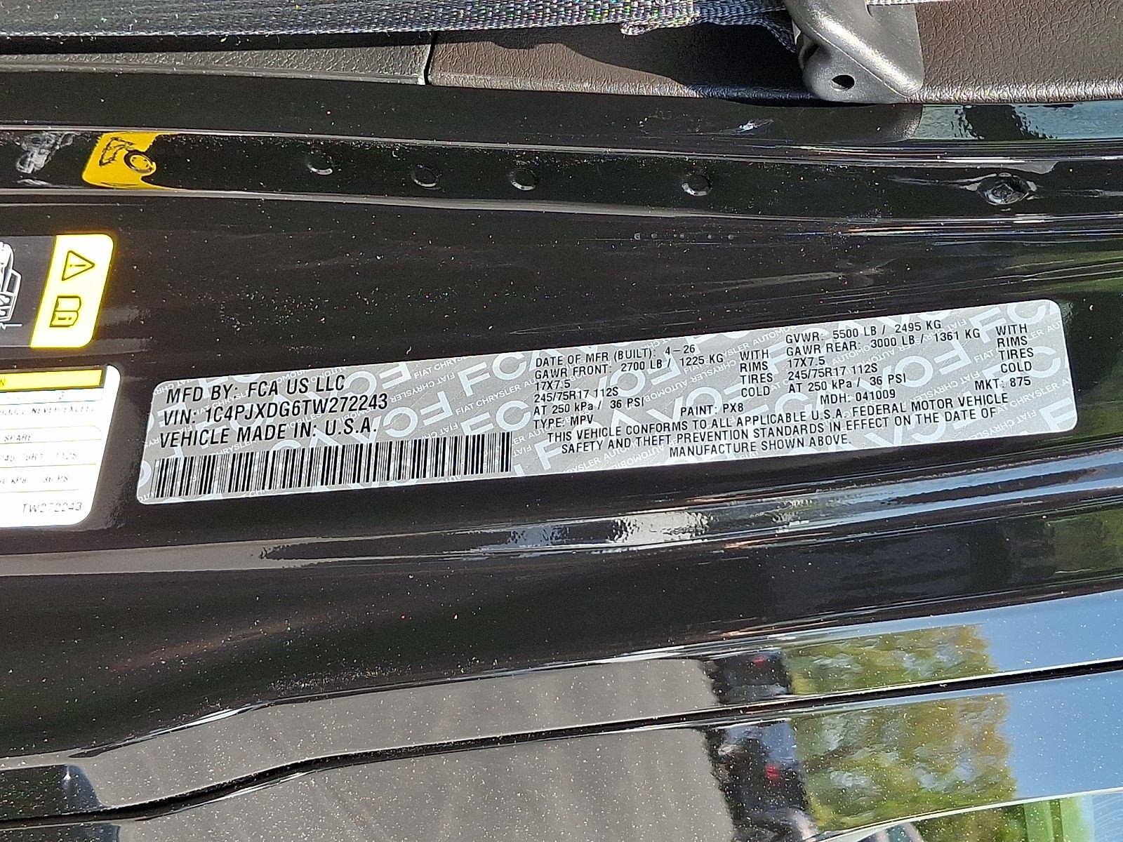New 2026 Black Clearcoat Jeep Sport S image 17