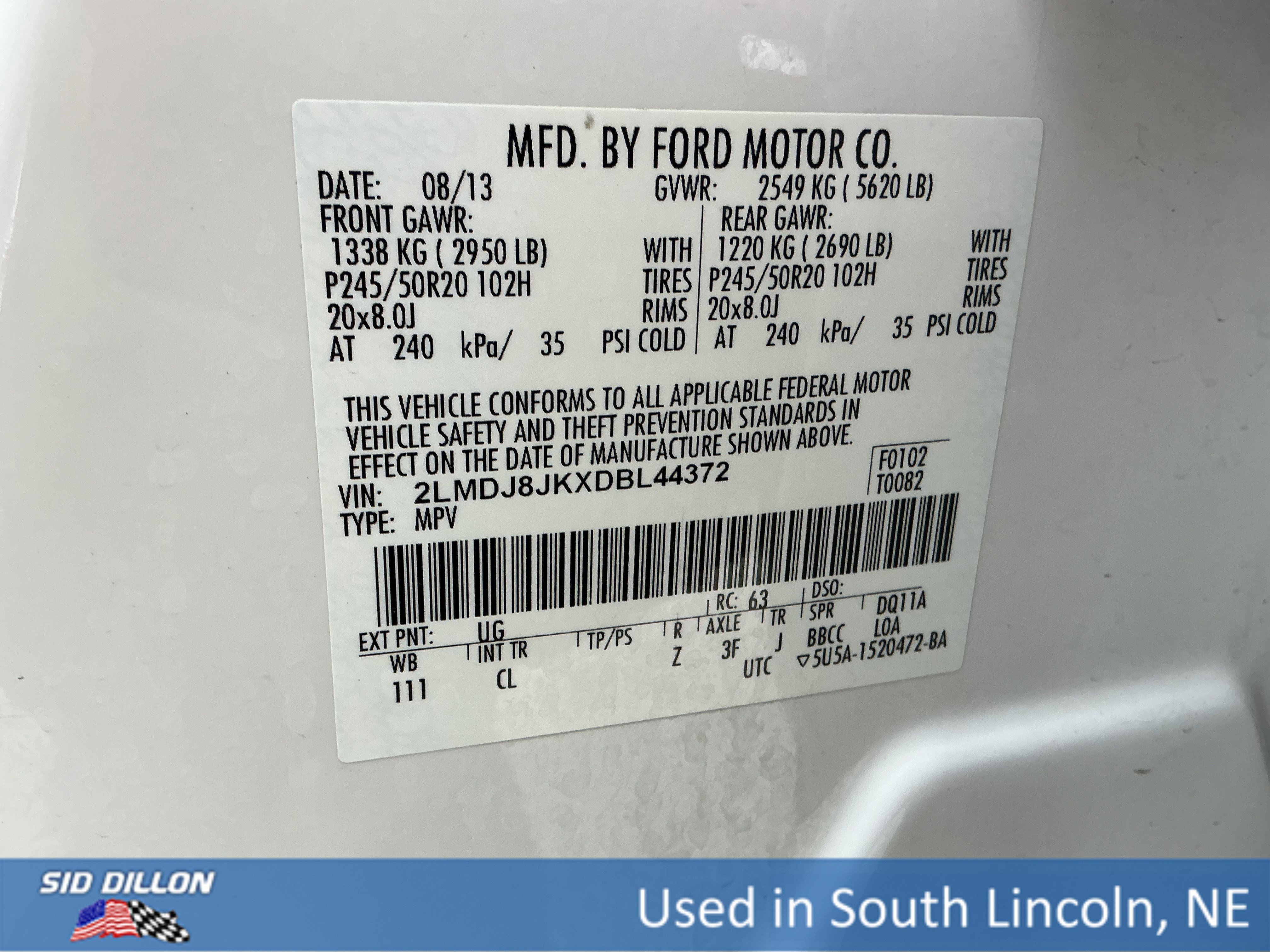 Used 2013  Lincoln  image 13