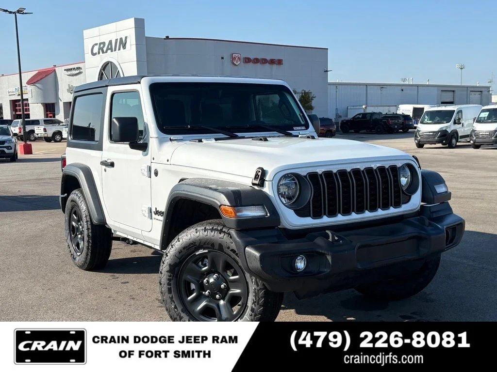 New 2026 Bright White Clear-Coat Exterior Paint Jeep Sport image 1