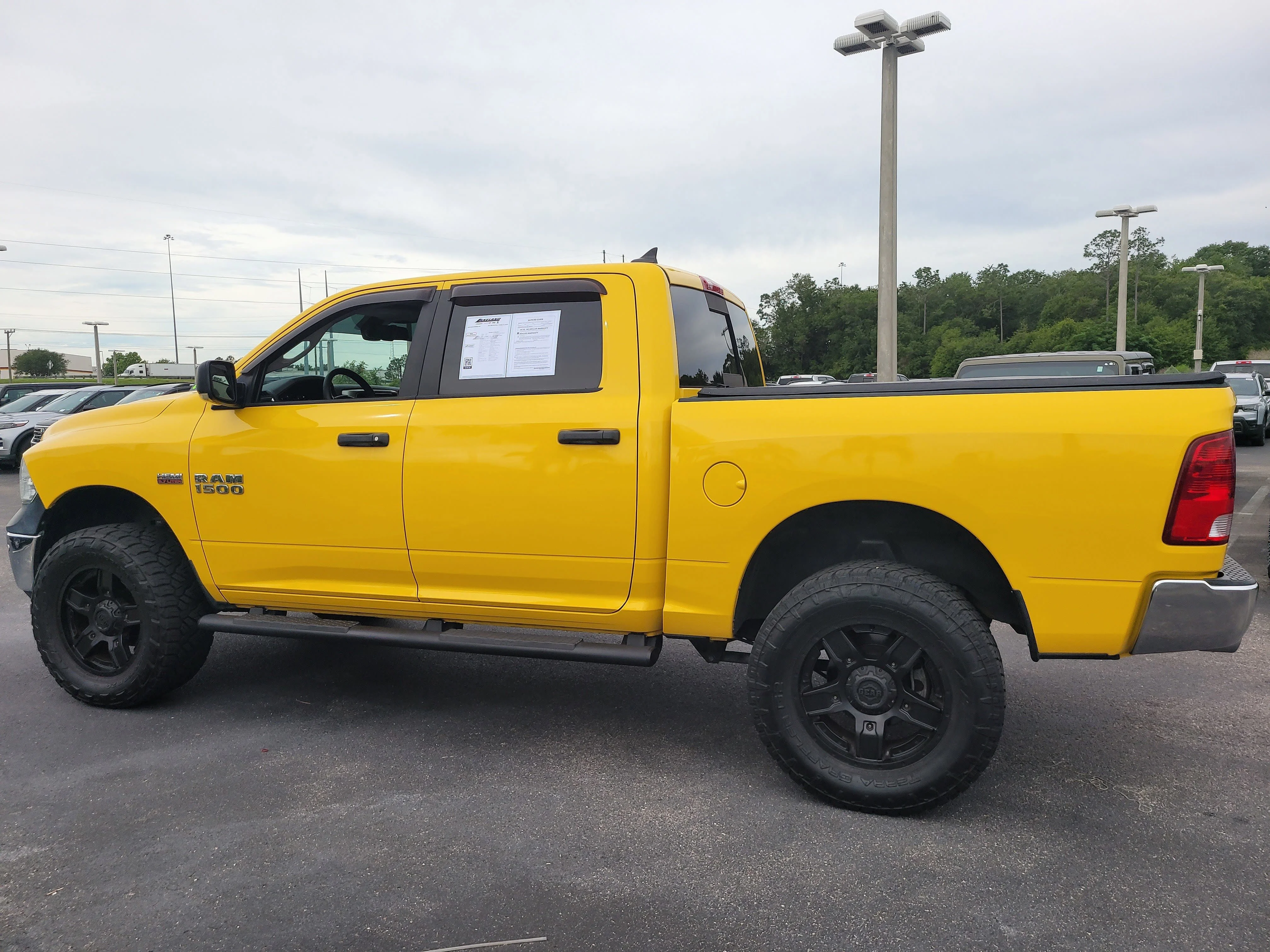 Used 2016 Detonator Yellow Clearcoat Ram Big Horn image 7