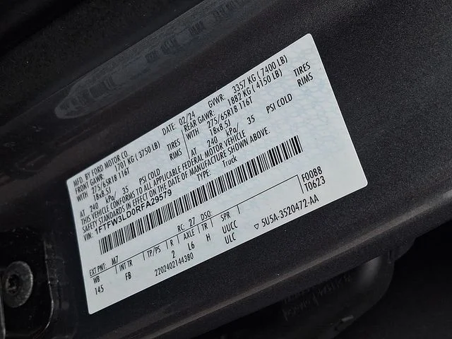 Certified Used 2024 Carbonized Gray Metallic Ford XLT image 28