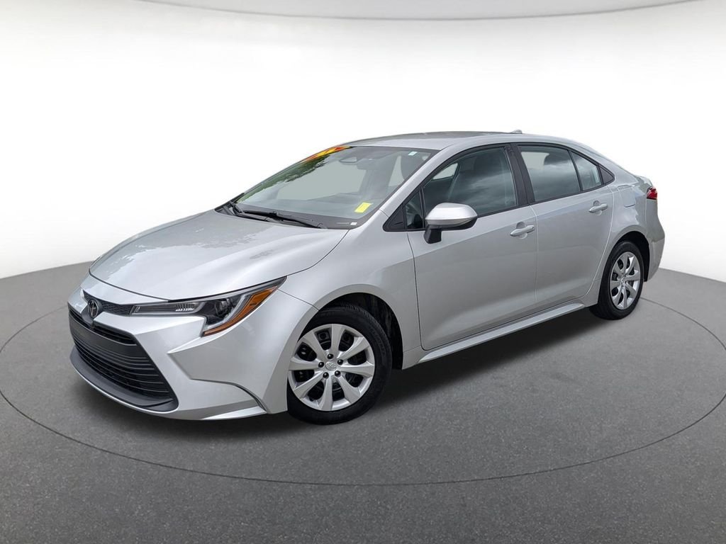 Certified Used 2025 Silver Toyota LE image 1