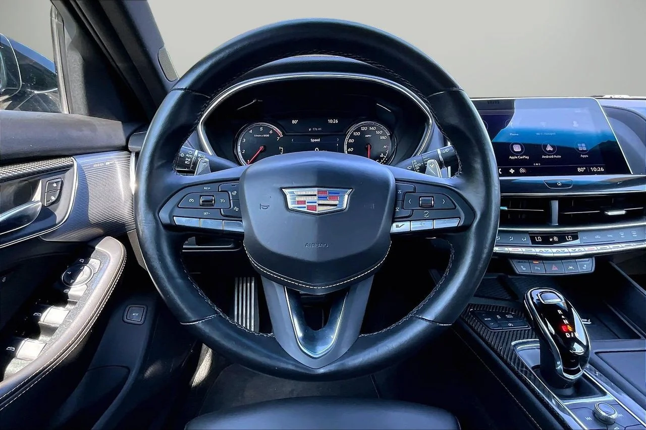 Certified Used 2022 Black Cadillac V-Series image 11