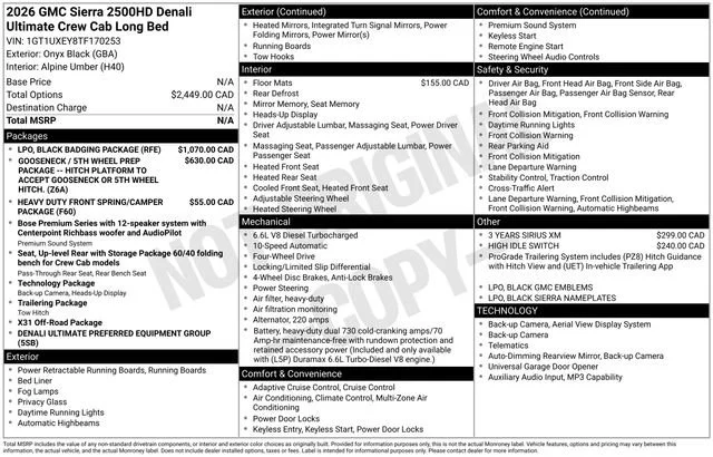 2026 GMC Sierra Denali Ultimate 4WD Crew Cab Long Box's photo