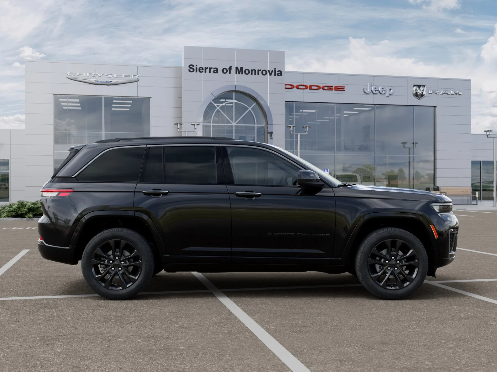 New 2026 Diamond Black Crystal Pearl-Coat Exterior Paint Jeep Limited Reserve image 53
