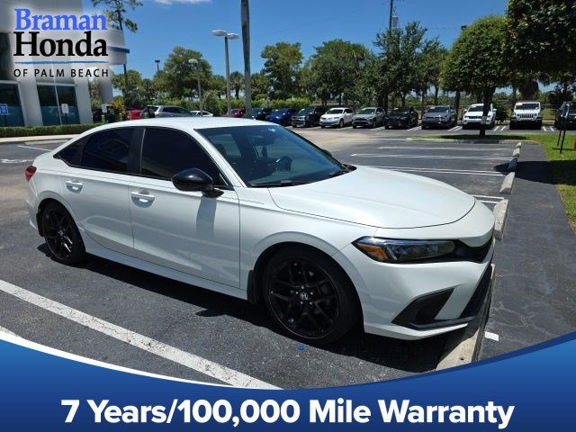 Certified Used 2024 White Honda Sport image 1