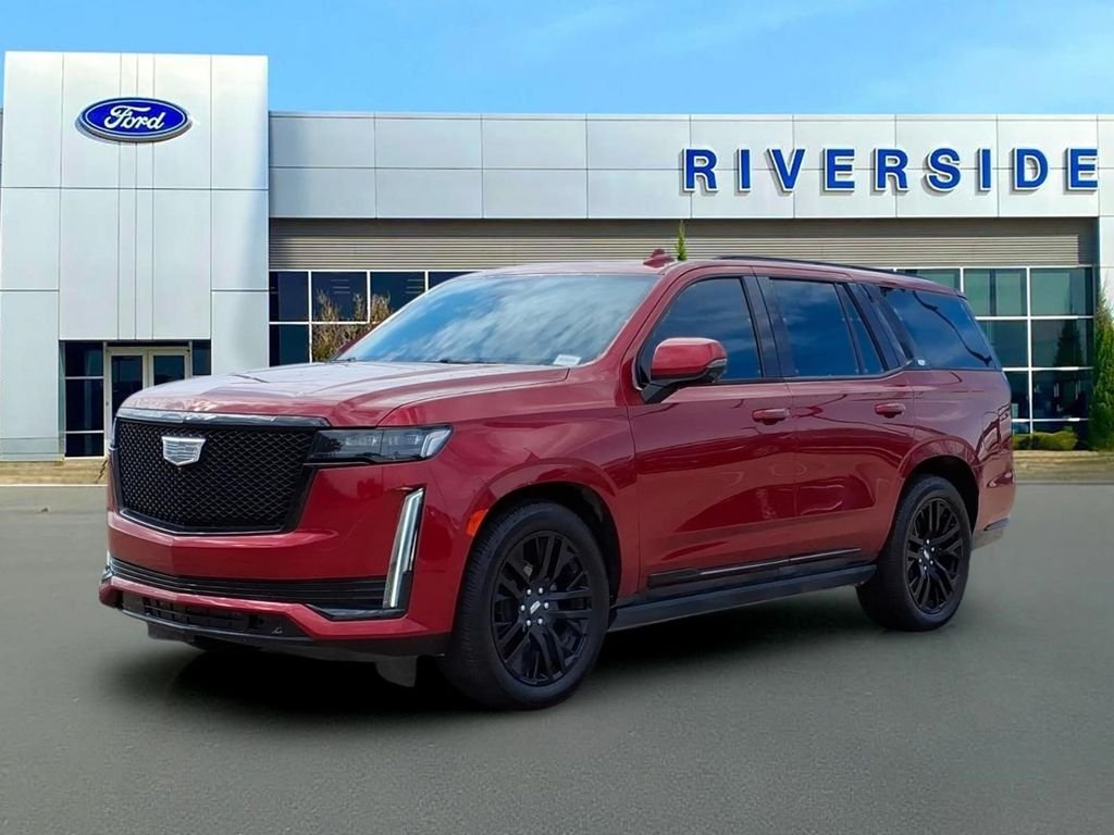 Used 2021 Infrared Cadillac Sport Platinum image 3