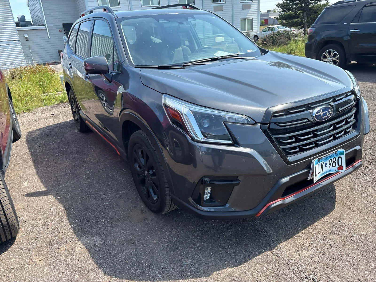 Used 2024 Magnetite Gray Metallic Subaru Sport image 2