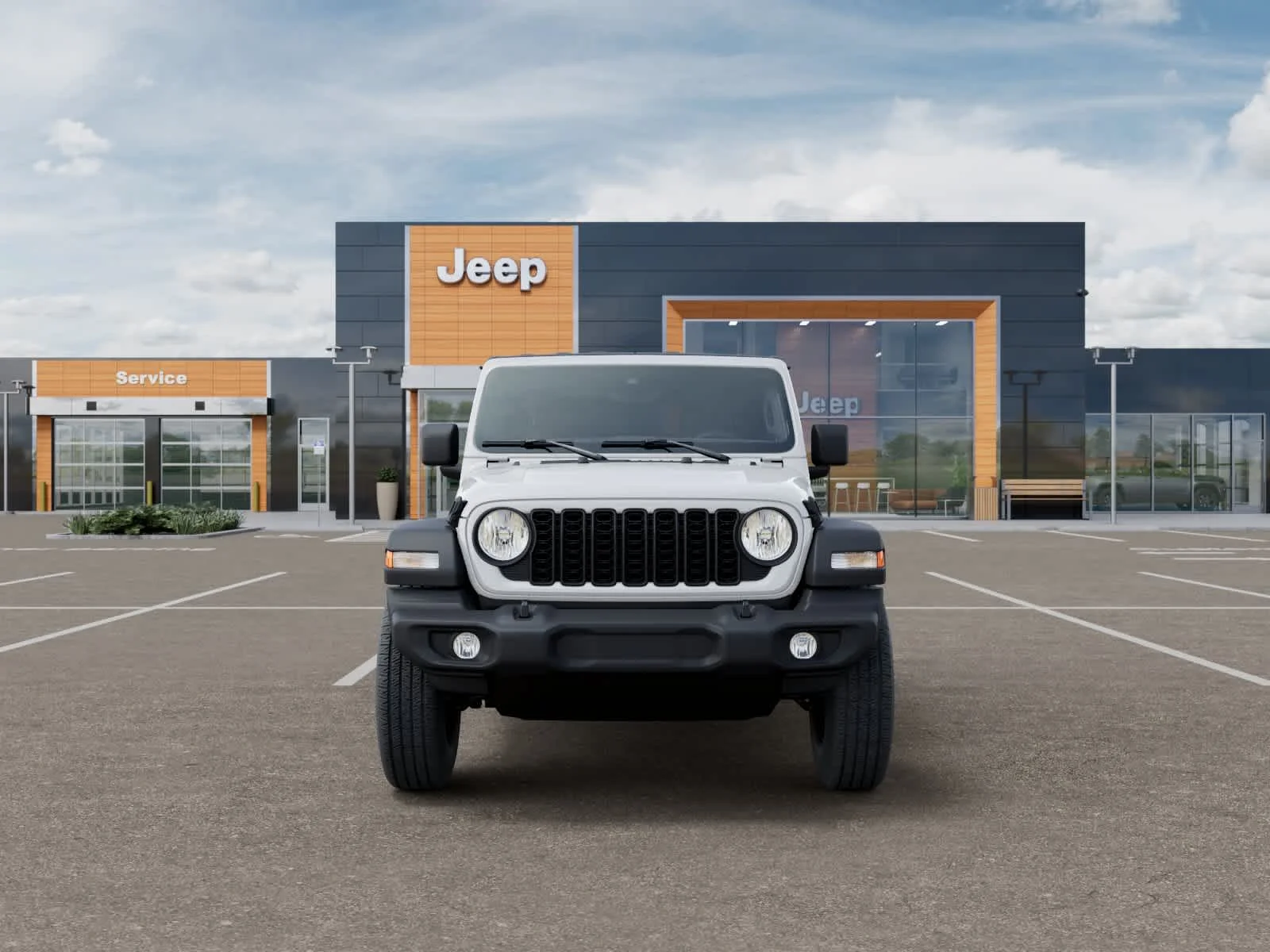New 2026 Bright White Clearcoat Jeep Sport image 6