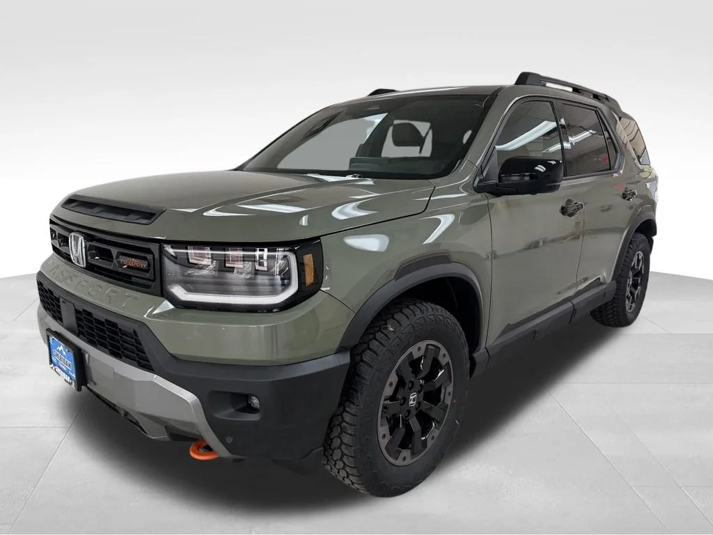 New 2026 Ash Green Metallic Honda TrailSport Elite image 3