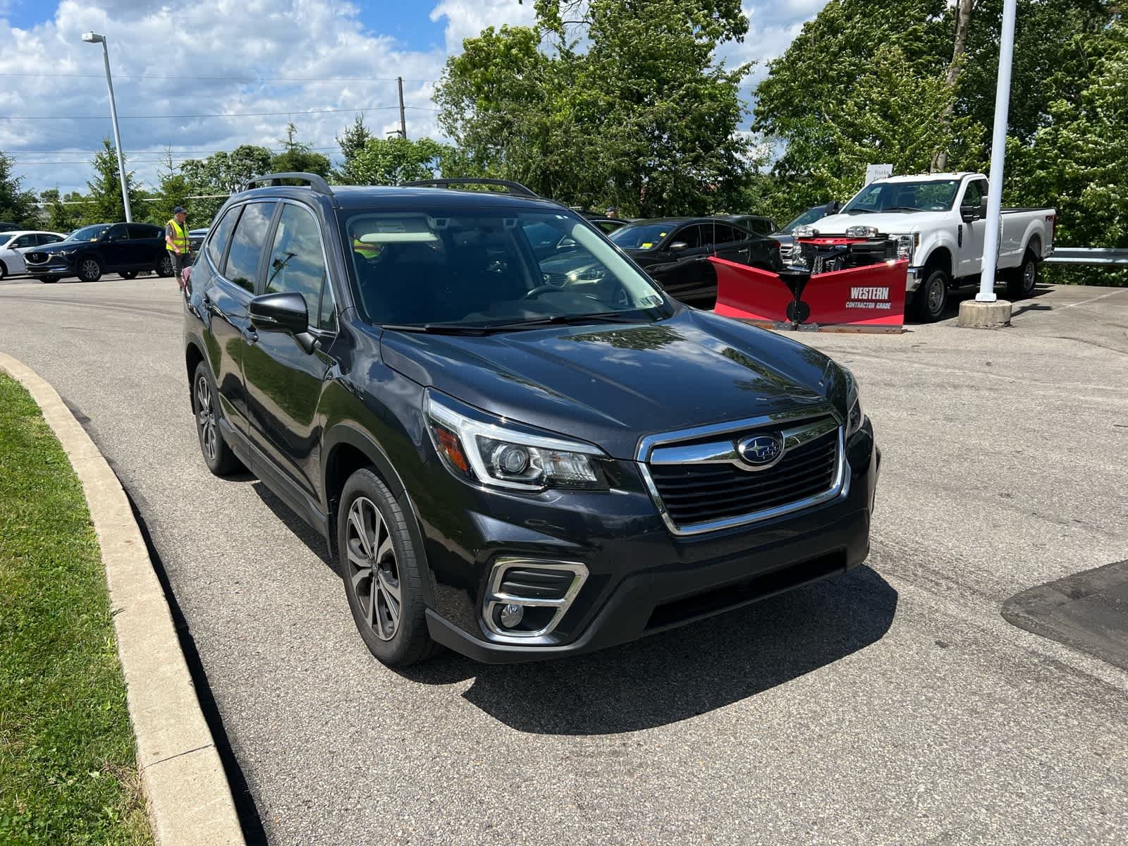 Used 2019 Dark Gray Metallic Subaru Limited image 4