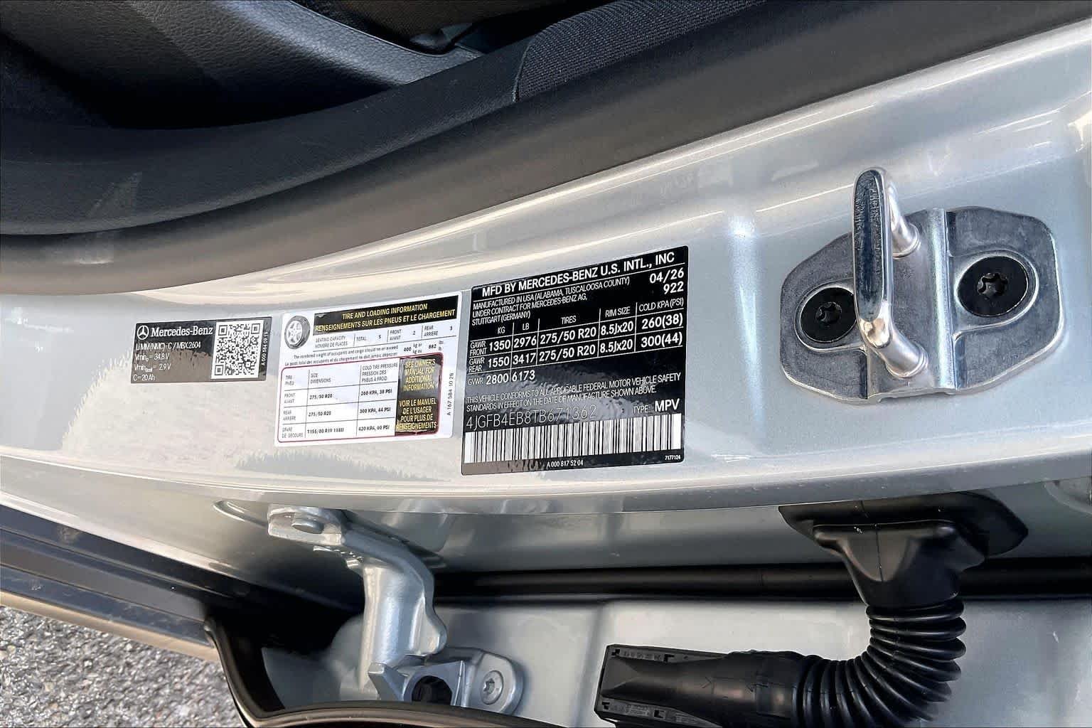 New 2026 Cirrus Silver Metallic Mercedes-Benz GLE 350 image 12