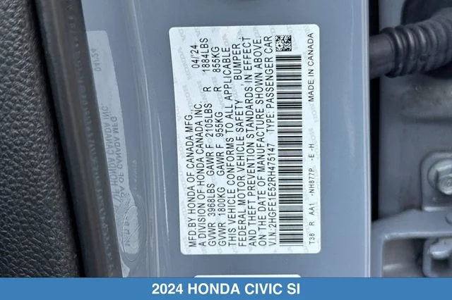 2024 Honda Civic Si - Photo 31
