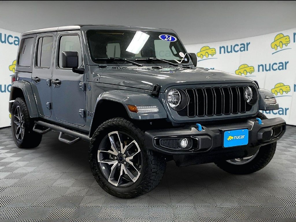 Used 2024 Gray Jeep Sport S 4xe image 1