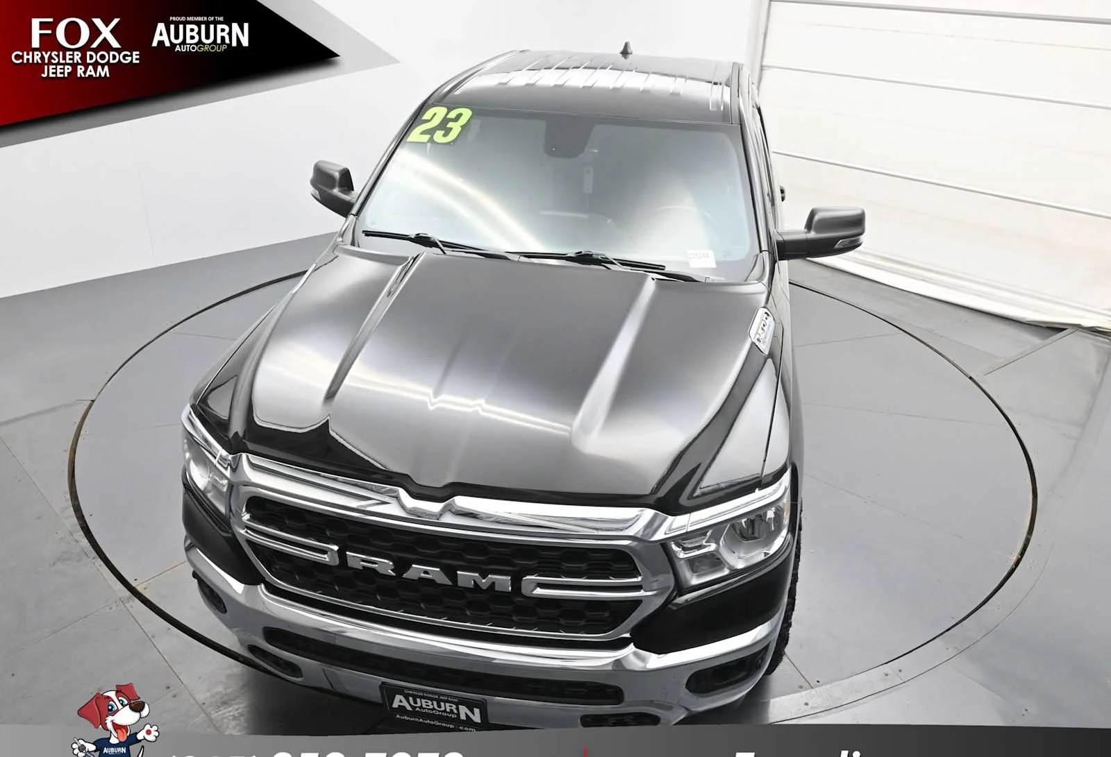 Used 2023 Diamond Black Crystal Pearlcoat Ram Big Horn image 36