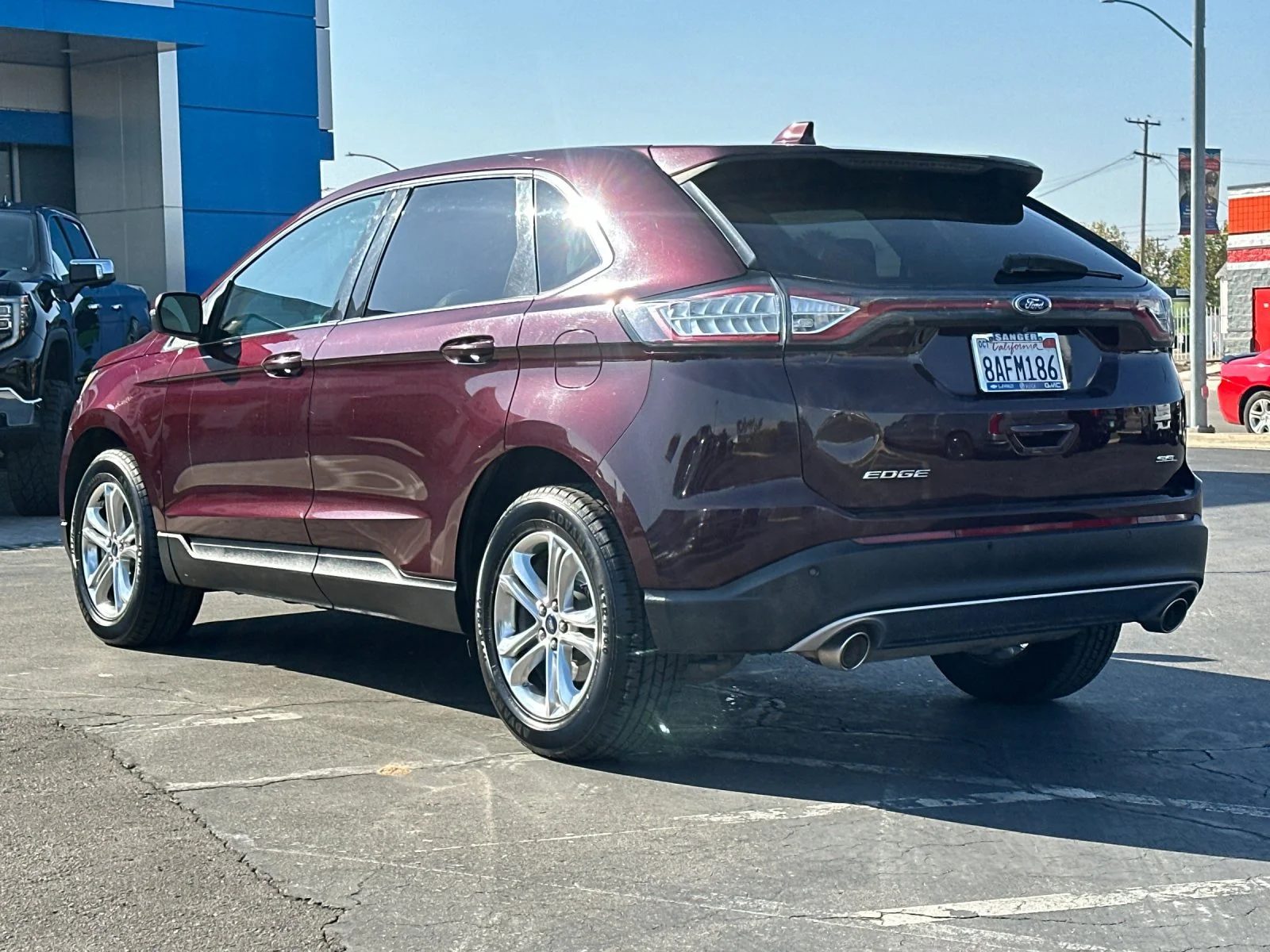 Used 2017 Red Ford SEL image 6
