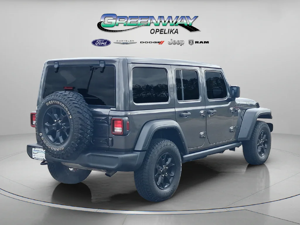 Used 2022 Gray Jeep Unlimited Willys image 7