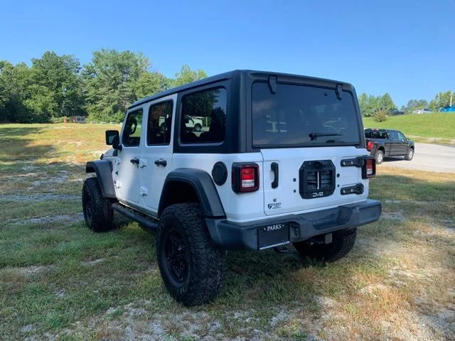 Used 2020 White Jeep Unlimited Sport S image 6