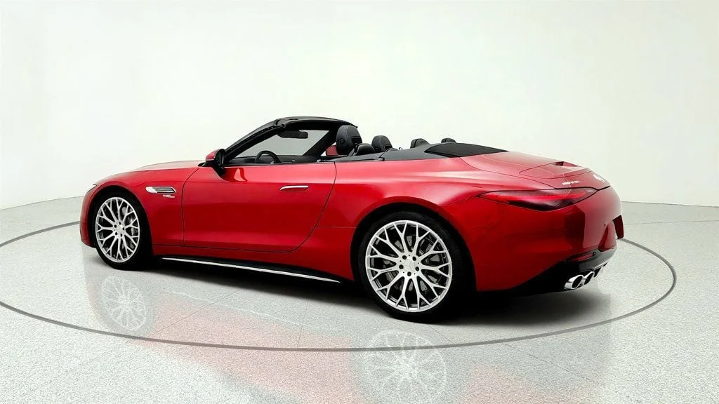 Used 2025 MANUFAKTUR Patagonia Red Metallic Mercedes-Benz AMG® SL 43 Roadster, Performance Trim Line w/ Burmester Audio image 7