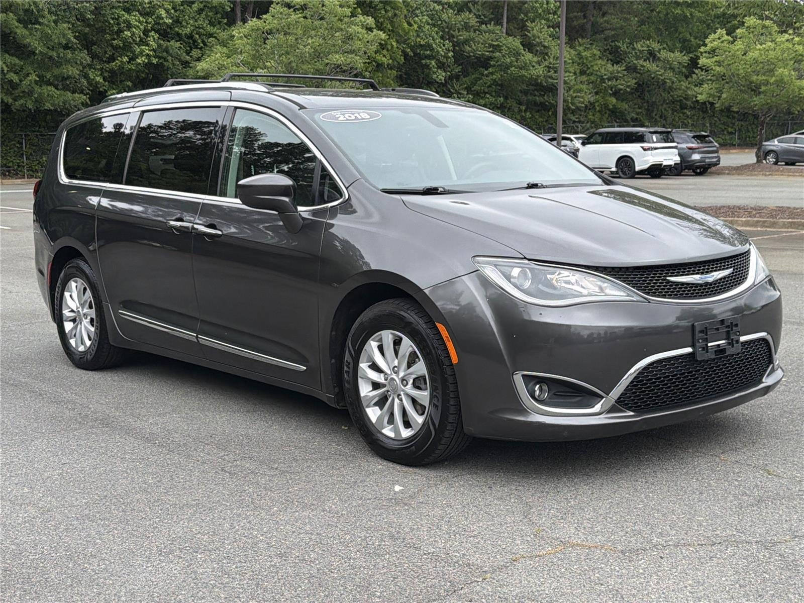 Used 2018 Granite Crystal Metallic Clearcoat Chrysler Touring L Plus image 33