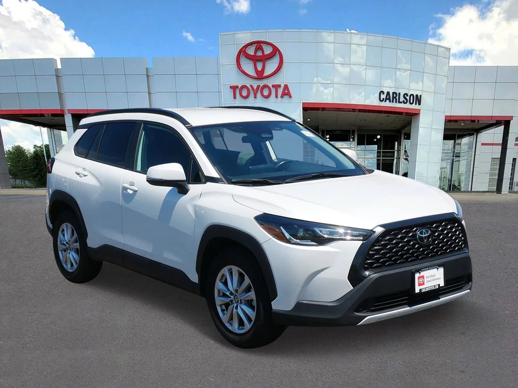 Used 2023 Toyota Corolla Cross LE with VIN 7MUCAABGXPV050508 for sale in Minneapolis, Minnesota