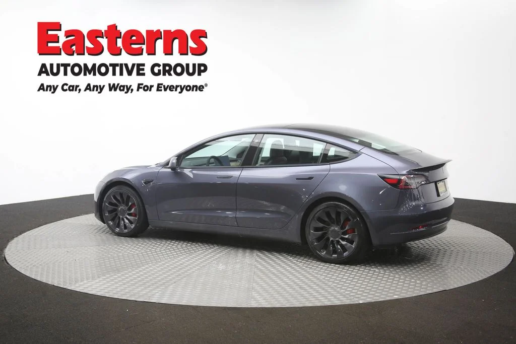 Used 2022 Gray Tesla Performance image 57