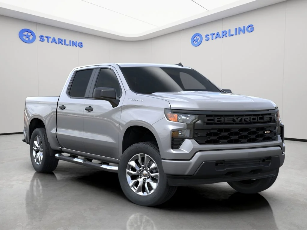 Used 2025 Sterling Gray Metallic Chevrolet Custom image 7
