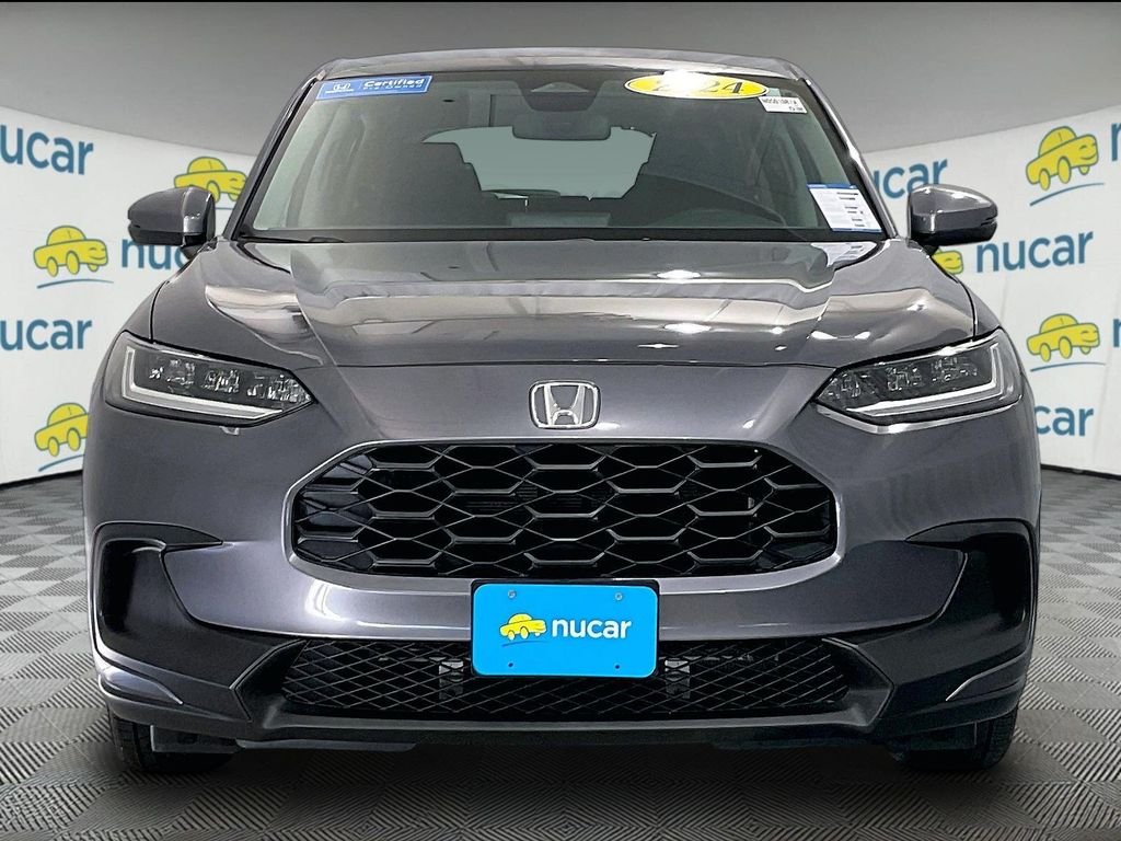 Certified Used 2024 Modern Steel Metallic Honda 5DR AWD LX image 2