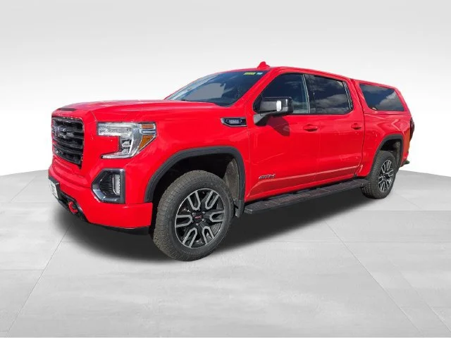 Used 2021 CARDINAL RED GMC AT4 image 1