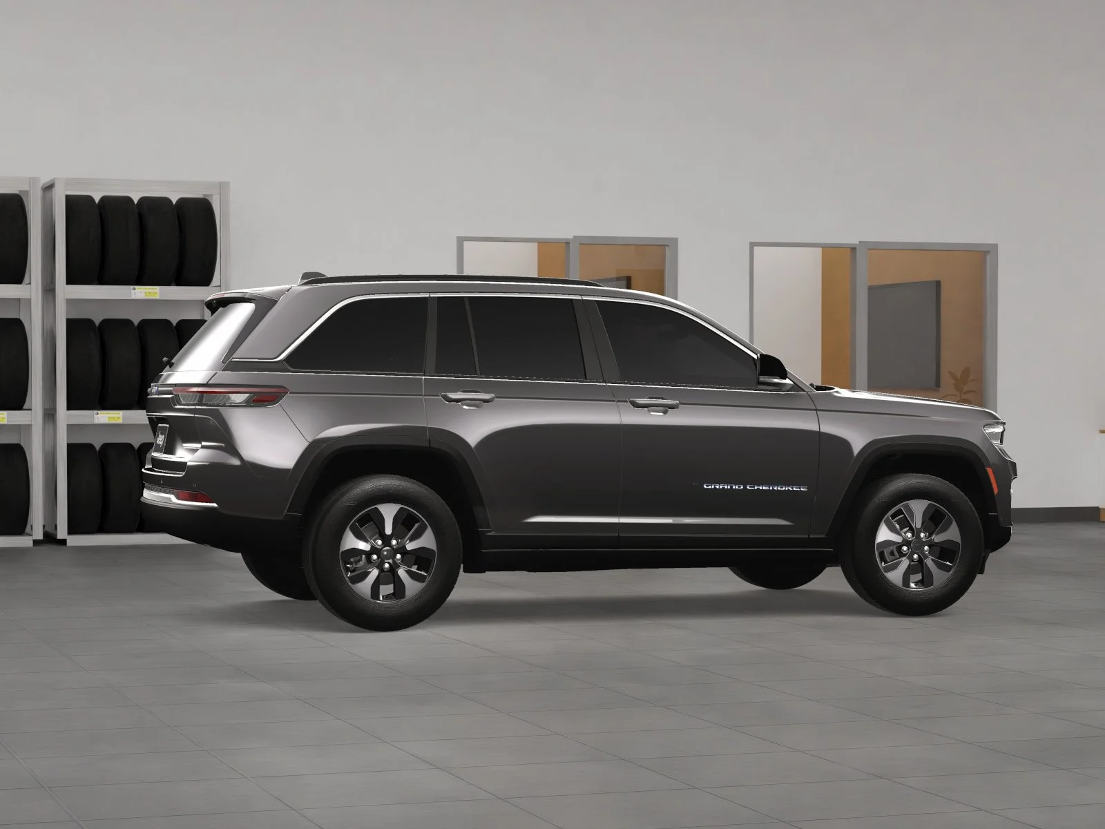 New 2024 Baltic Gray Metallic Clear-Coat Exterior Paint Jeep 4xe image 37