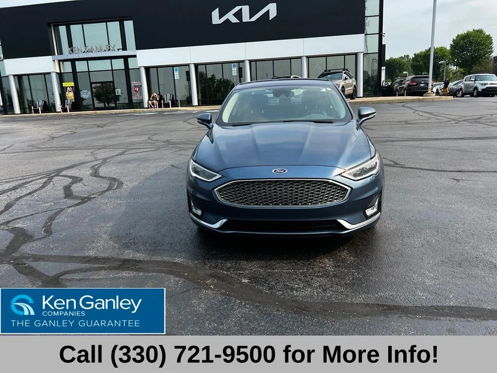 Used 2019 Blue Ford Titanium image 2