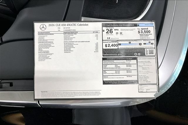 New 2026 Obsidian Black Metallic Mercedes-Benz CLE 450 image 30