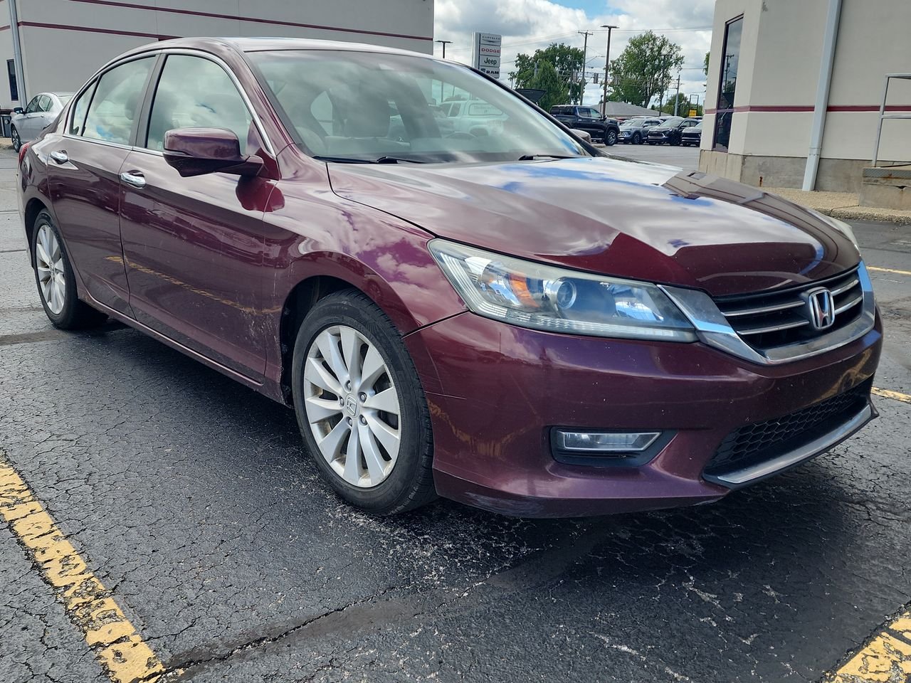 Used 2013 Red Honda EX-L image 1